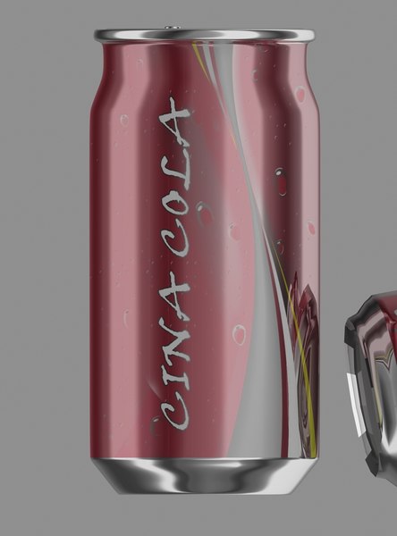 3d model cola cina - cina cola... by abumoaaz